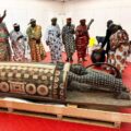 Le tambour parleur Djidji Ayokwé de retour au bercail 100 ans après sa confiscation